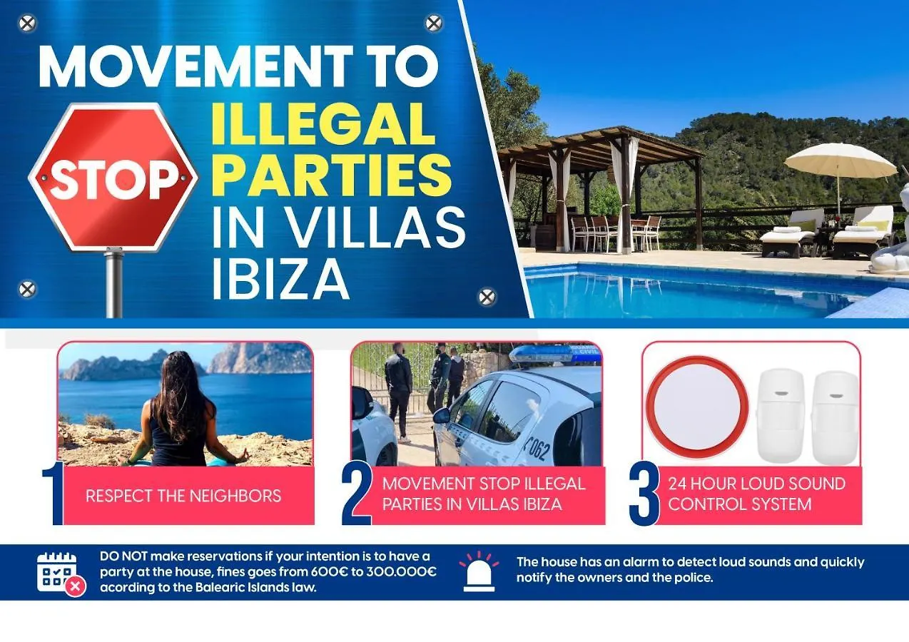 Villa Can Rafalet San José Spanien